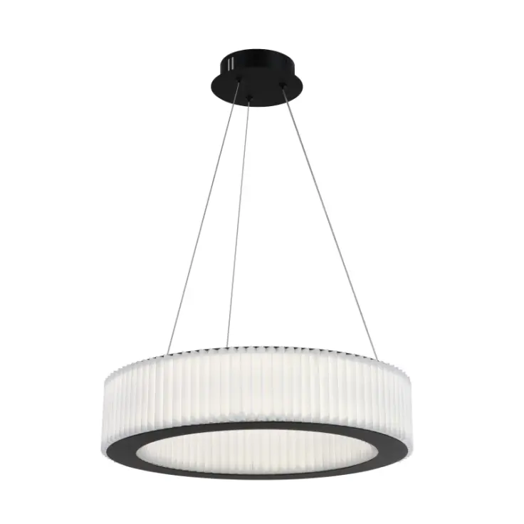 Mar a Aistríonn Fáinne Ciorclach LED Chandelier Dearadh Soilsithe Intí Nua-Aimseartha