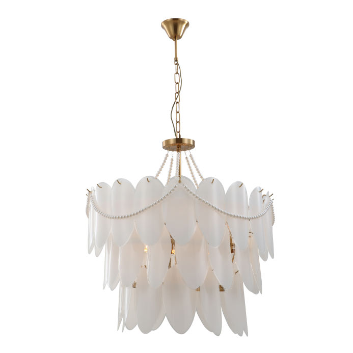 Chandelier só seanré 3-sraith le péarlaí