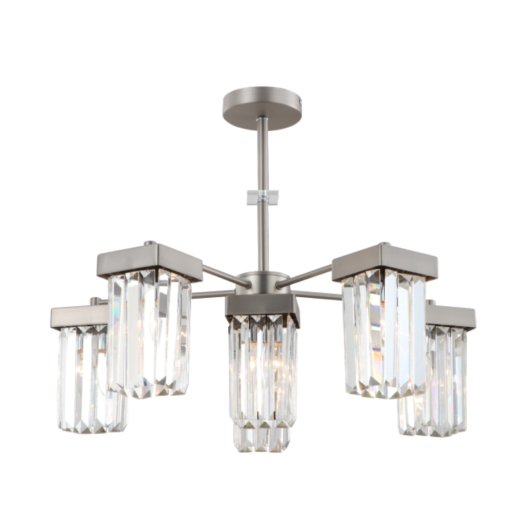 Nicil 6-solas nua-aimseartha K9 K9 Chandelier Síleála Crystal