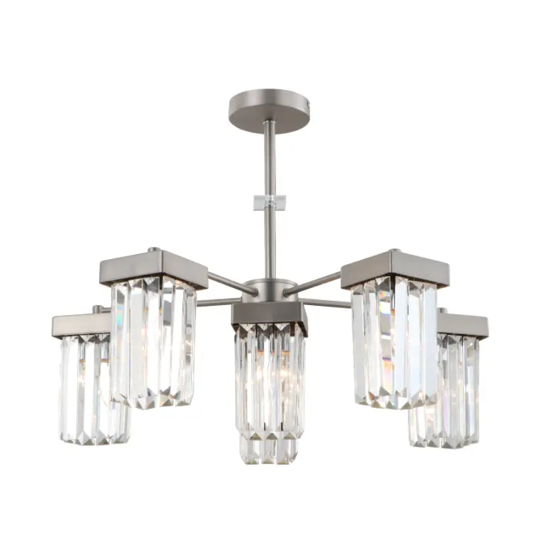 Nicil 6-solas nua-aimseartha K9 K9 Chandelier Síleála Crystal