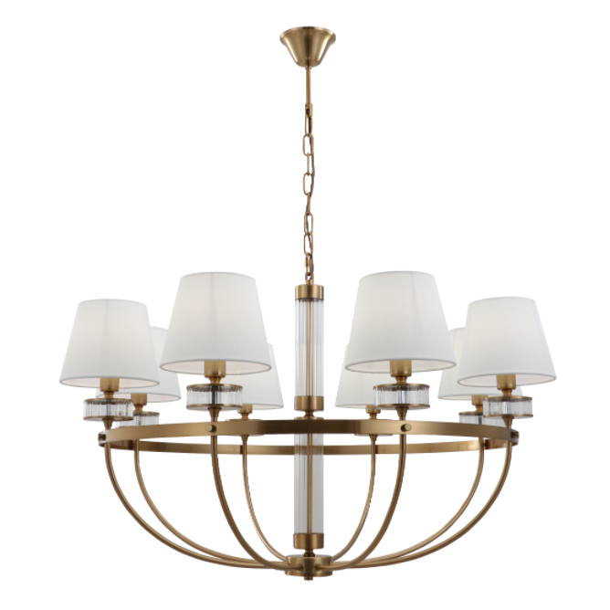 8-Scáthanna Babhla Seanré itheacháin agus seomra suí chandelier