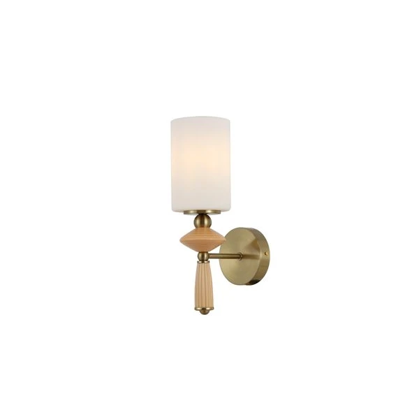 Sconce Balla Práis le Opal Glass Shade