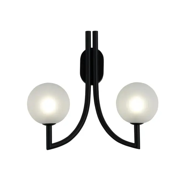 Lampa Balla Dúbailte Gloine Stráice Comhaimseartha
