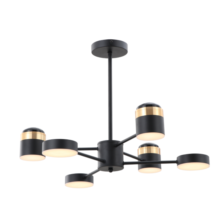 Lampa uasteorainn 3000k faoi stiúir ardvoltais dubh neamhlonrach