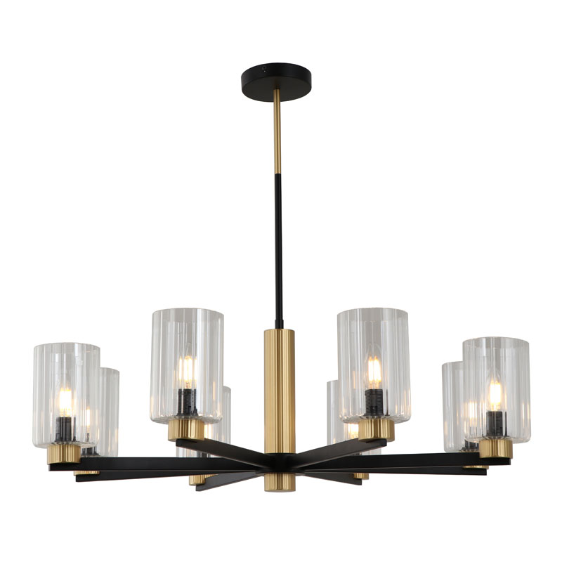 Chandelier Miotal Dubh Minimalist