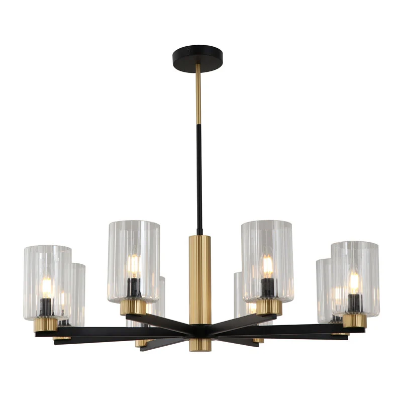 Chandelier Miotal Dubh Minimalist