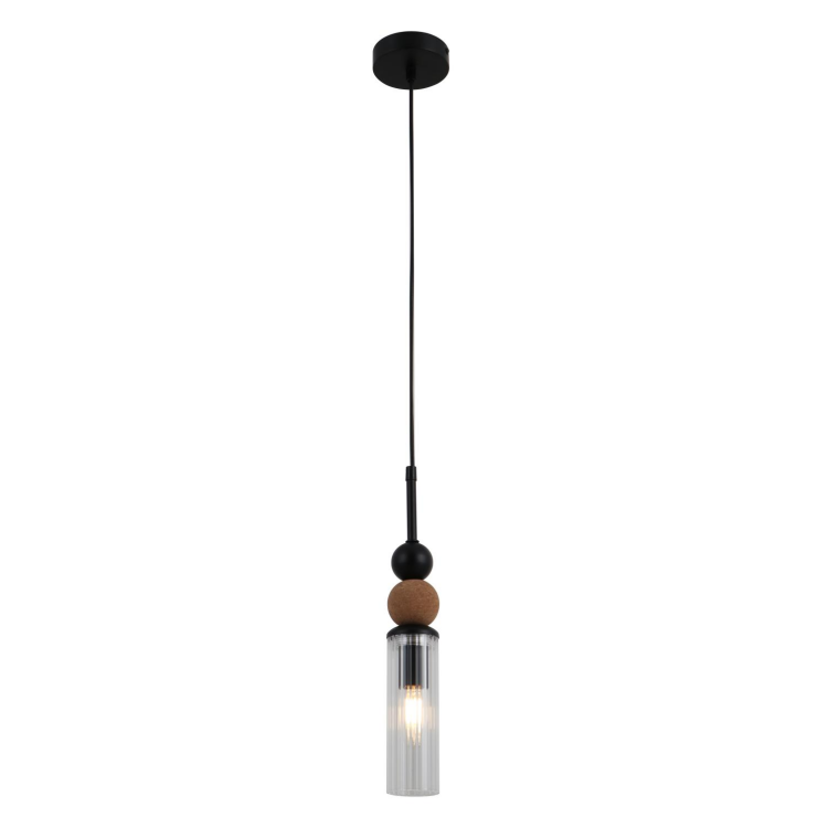 Lampa siogairlín Liathróid Adhmaid Minimalist
