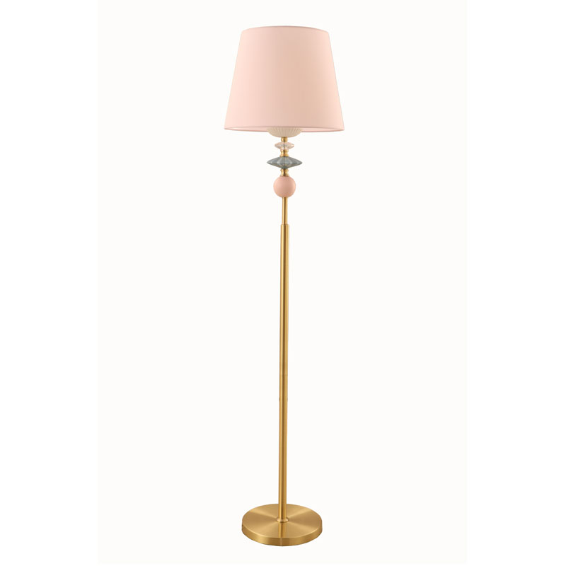 Lampa Urlár Poircealláin Scáthú Droim Sandy Gold