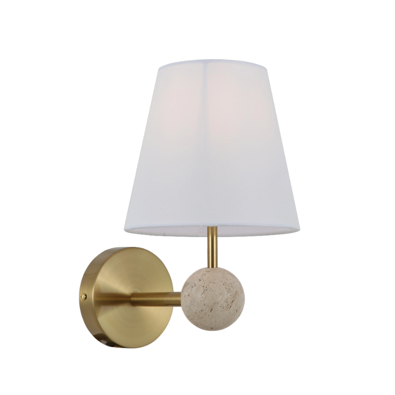 Sconce balla travertine
