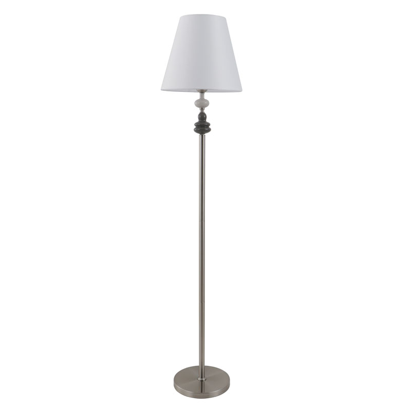 Lampa Urlár Airde Inchoigeartaithe Poircealláin Scáthaigh Bán